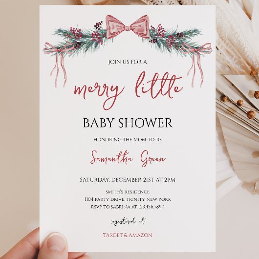 Invitation Fête de Bébé Petite Joyeuse