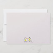 Invitation Fête de bébé pour future maman fantaisiste (Dos)