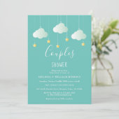 Invitation Fête de Bébé pour les Couples Twinkle Twinkle Litt (Debout devant)