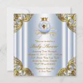 Invitation Fête de bébé Prince Ethnique Royal (Dos)