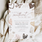 Invitation Fête de Bébé Saint-Valentin Petite Douceur Neutre