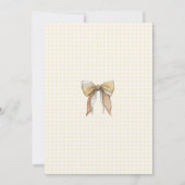 Invitation Fête de bébé Silly Goose Lemon (Dos)