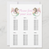 Invitation Fête de bébé sirène sous la mer (Devant)