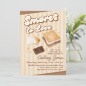 Invitation Fête de bébé S'more à aimer (Debout devant)