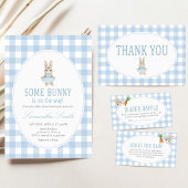 Invitation Fête de Bébé Somebunny
