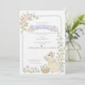 Invitation Fête de Bébé Souris Fantaisiste Fête de Bébé (Debout devant)