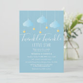 Invitation Fête de Bébé / Sprinkle Twinkle Twinkle Little Sta (Debout devant)