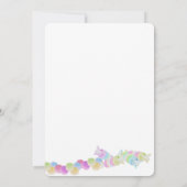 Invitation Fête de Bébé Sucrée et Épicée Sugar and Spice (Dos)