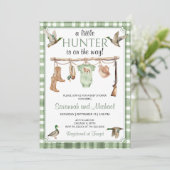 Invitation Fête de Bébé sur le Thème de la Chasse au Canard (Debout devant)