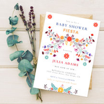 Fête de bébé sur le thème de la Talavera florale m