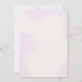 Invitation Fête de bébé thème de la mer et de la sirène (Dos)