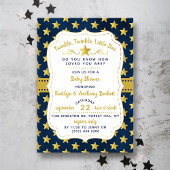 Invitation Fête de Bébé Twink, Twinkle Little Star