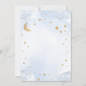 Invitation Fête de Bébé Twinkle Little Star (Dos)