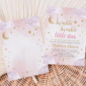 Invitation Fête de Bébé Twinkle Little Star