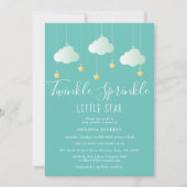 Invitation Fête de Bébé Twinkle Sprinkle Little Star (Devant)