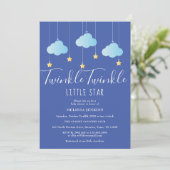 Invitation Fête de bébé Twinkle Twinkle Little Star / Baptême (Debout devant)