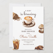 Invitation Fête de bébé : Un bébé en préparation, Baby Shower (Devant)
