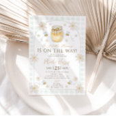 Invitation Fête de Bébé : Un Petit Miel Arrive