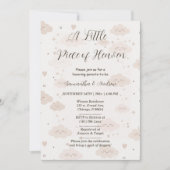 Invitation Fête de Bébé Un Petit Morceau de Ciel (Devant)