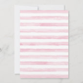 Invitation Fête de Bébé Visage de Chat (Dos)