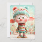 Invitation Fête de Bienvenue de l'Elf | Célébration d'Arrivée (Dos)