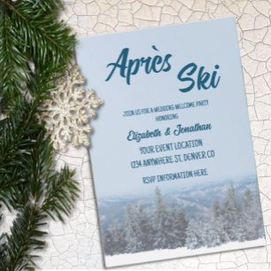 Invitation Fête de bienvenue pré-Mariage de la forêt de monta