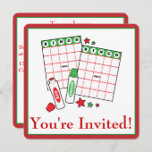 Invitation Fête de Bingo (Devant / Derrière)