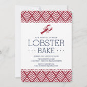 Invitation Fête de biscuit de homard d'été (Devant)