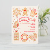 Invitation Fête de biscuits (Debout devant)