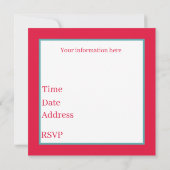 Invitation fête de biscuits de Noël (Dos)