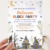 Invitation Fête de Bloc Halloween