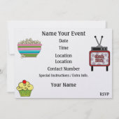 Invitation Fête de bois - Dormir sur (Dos)