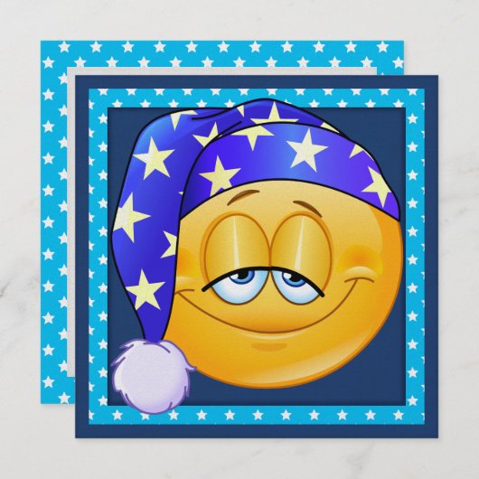 Invitation Fête de bois / Sommeil - SRF (Devant / Derrière)