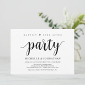 Invitation Fête de bonheur éternel, mariage en fuite (Debout devant)