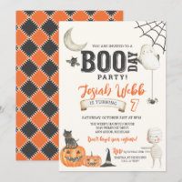 Fête de BOO DAY Enfants Éffrayants Halloween Anniv