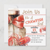 Invitation Fête de boue de langouste (Devant)