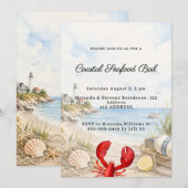 Invitation Fête de bouillabaisse côtière (Devant / Derrière)
