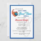 Invitation Fête de Bowling : Que les bons moments s'éternisen (Devant)