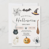 Invitation Fête de bureau annuelle drôle d'Halloween (Devant)