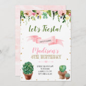 Invitation Fête de Cactus (Devant / Derrière)