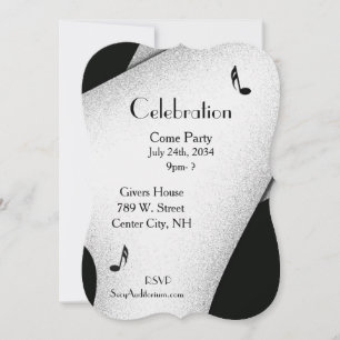 Invitation Fête de célébration chic