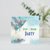 Invitation fête de célébration de 40e anniversaire major PERS (Debout devant)