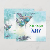 Invitation fête de célébration de 40e anniversaire PERSONNALI (Devant / Derrière)