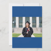 Invitation Fête de célébration de la remise des diplômes (Dos)