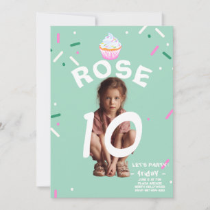 Invitation Fête de célébration des doubles chiffres