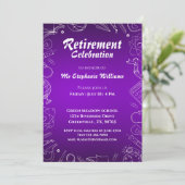 Invitation Fête de célébration des enseignants retraités (Debout devant)