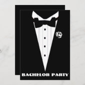 Invitation fête de célibataire, douche de mariée, fête de cer (Devant / Derrière)