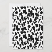 Invitation Fête de chaise rose moderne Dernière Rodéo de Rodé (Dos)