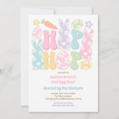 Invitation Fête de chasse aux oeufs de Pâques Fête de chasse  (Devant)