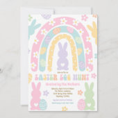 Invitation Fête de chasse aux oeufs de Pâques Fête de chasse (Devant)